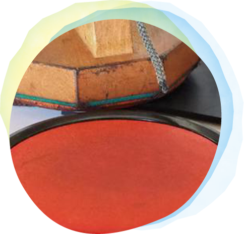 すたんぷをおす